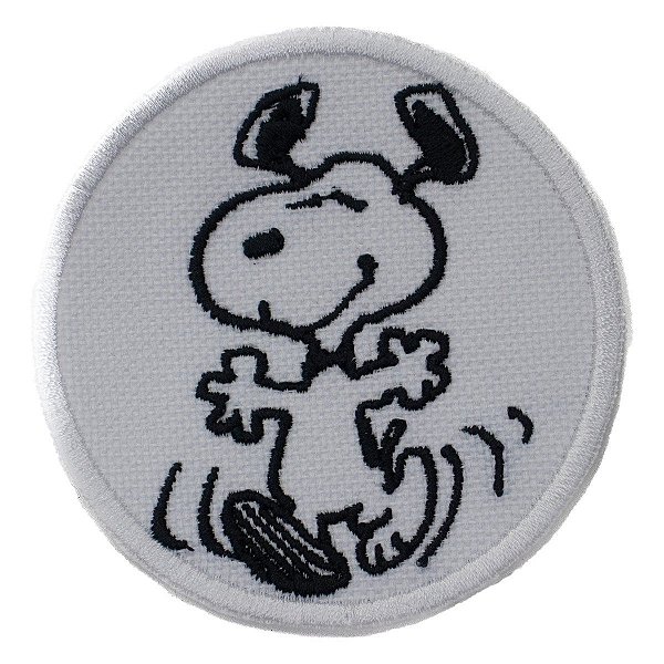 Patch Bordado Cartoon Snoopy 7x7cm