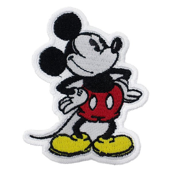 Patch Bordado Cartoon Mickey Mouse 8x6cm