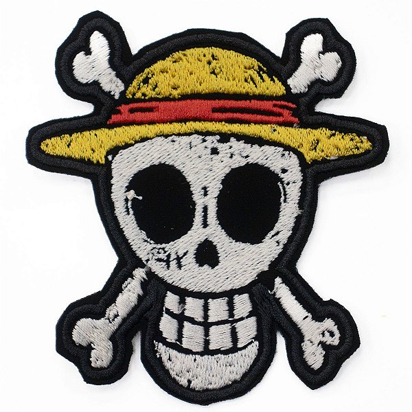 Patch Bordado Cartoon Luffy - One Piece 10x8cm