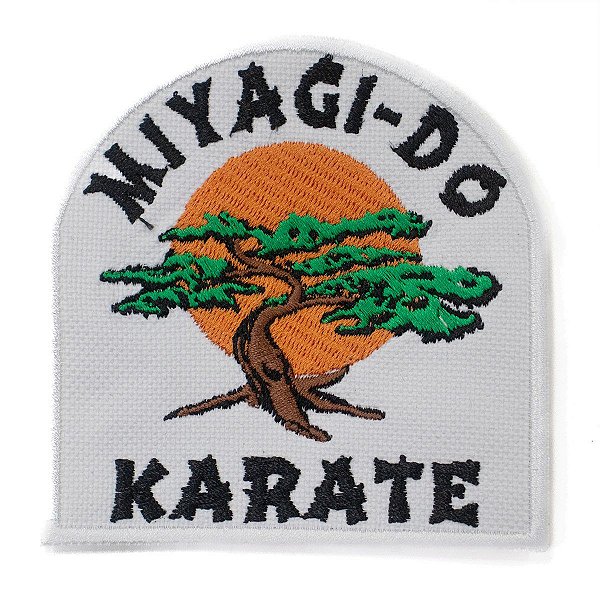 Patch Bordado Cartoon Karate 9x9cm