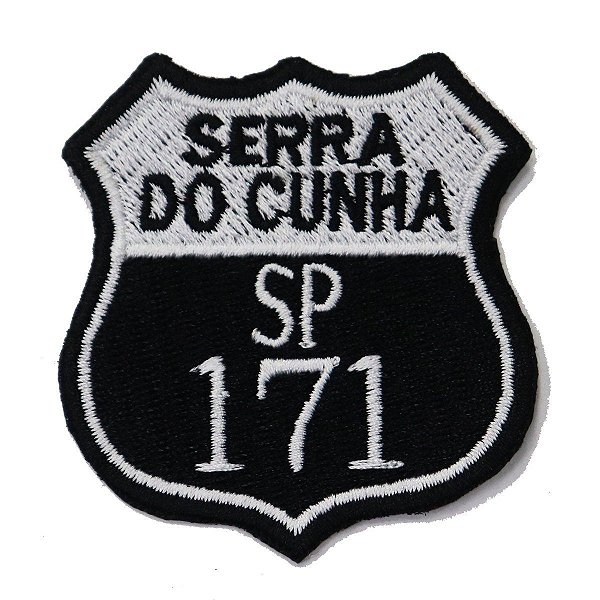 Patch Bordado Rota Serra da Cunha - SP 171 6x6cm