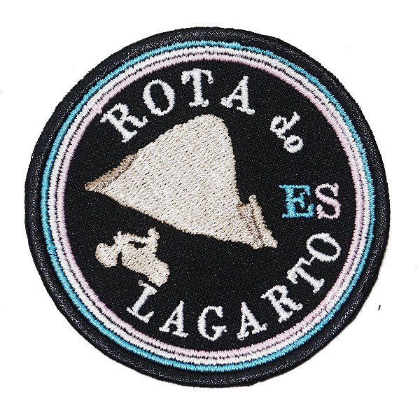 Patch Bordado Rota do Lagarto - ES 8x8cm