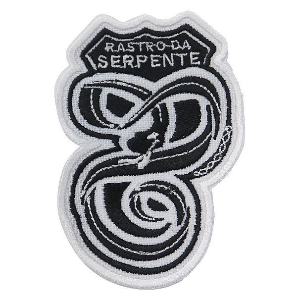 Patch Bordado Rota Rastro da Serpente 10x7cm