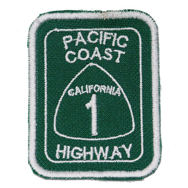 Patch Bordado Rota Pacific Coast 7x5cm