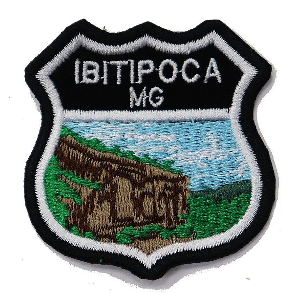 Patch Bordado Rota Ibitipoca - MG 6x6cm
