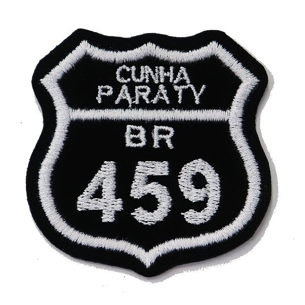 Patch Bordado Rota Cunha Paraty 5x6cm