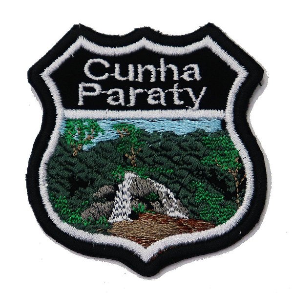 Patch Bordado Rota Cunha Paraty 6x6cm