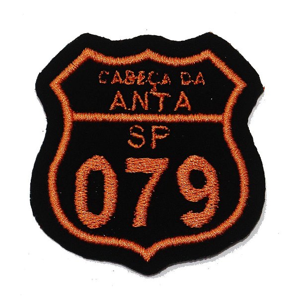 Patch Bordado Rota Cabeça da Anta SP-079 6x6cm