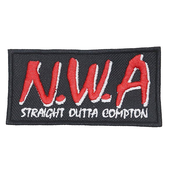 Patch Bordado Banda NWA 5x9cm