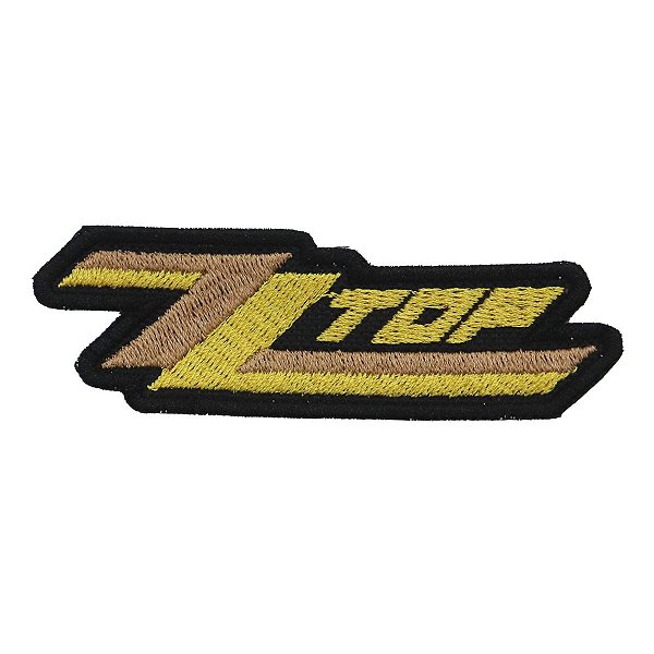 Patch Bordado Banda ZZ Top 3x9cm