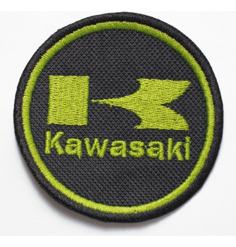 Patch Bordado Kawasaki Logo 7x7cm