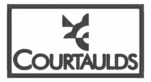 Patch Bordado Courtaulds 12x7cm