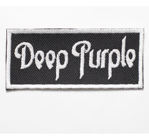 Patch Bordado Música Deep Purple Tarjeta 10x4,5cm