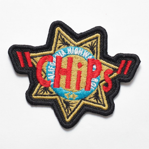 Patch Bordado Cartoons Chips 8,6x7,6cm