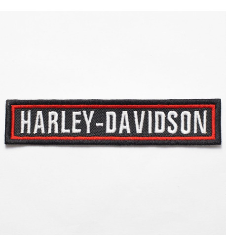Patch Bordado Harley Davidson Tarjeta Borda 14x3cm