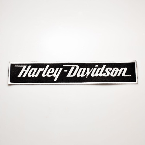 Patch Bordado Harley Davidson Faixa Grande 34,9x6,3cm