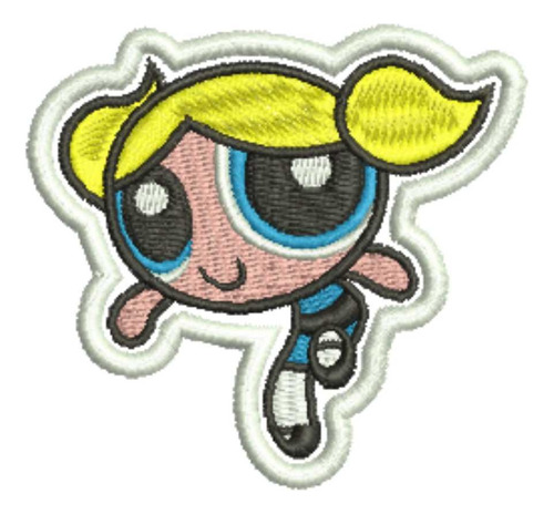 Patch Bordado Cartoons Poderosas Lindinha 7x6,5cm