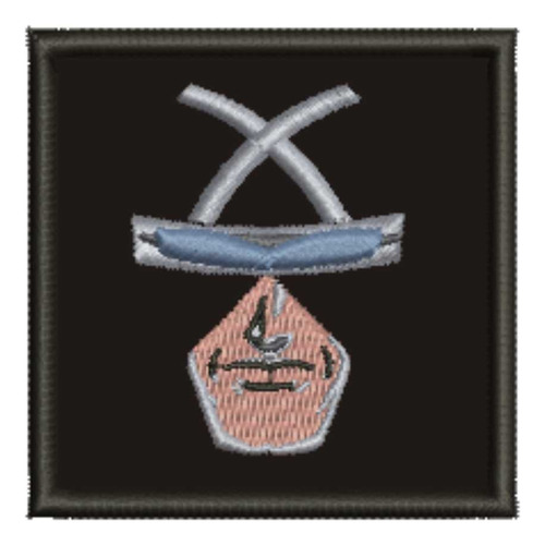 Patch Bordado Cartoons Corredor X 6x6cm