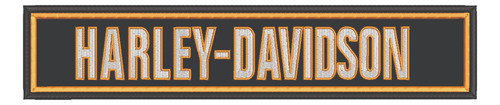 Patch Bordado Harley Davidson Faixa 34x7cm