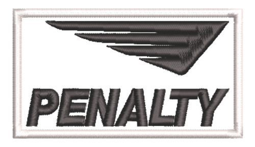 Patch Bordado Marcas Penalty Anos 90 9x5cm
