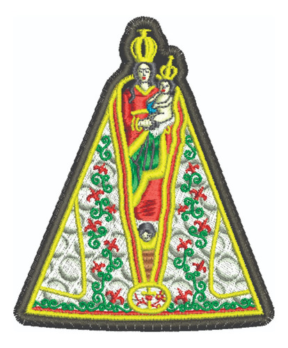 Patch Bordado Religiosos S Nazare 6,6x8cm