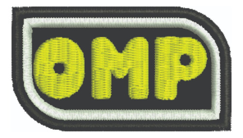 Patch Bordado Fórmula 1 Omp Frente 7x4cm