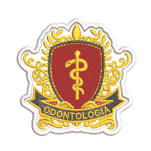 Patch Bordado Profissões Odontologia 8x8cm