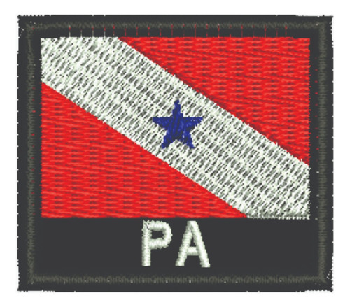 Patch Bordado Bandeiras Bandeira Para 4,5xx5cm 6x4cm
