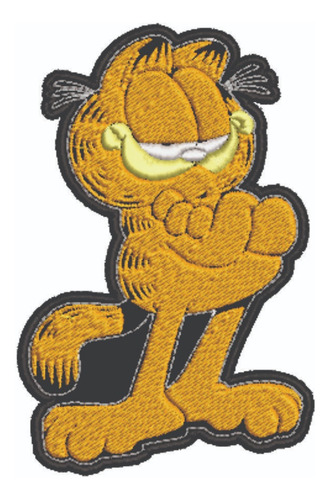 Patch Bordado Cartoons Garfield 12x8cm