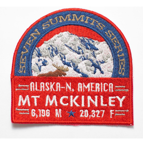 Patch Bordado Placas Mt Mckinley 10x9,7cm