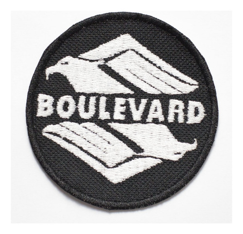 Patch Bordado Motos Boulevard Logo 7x7cm
