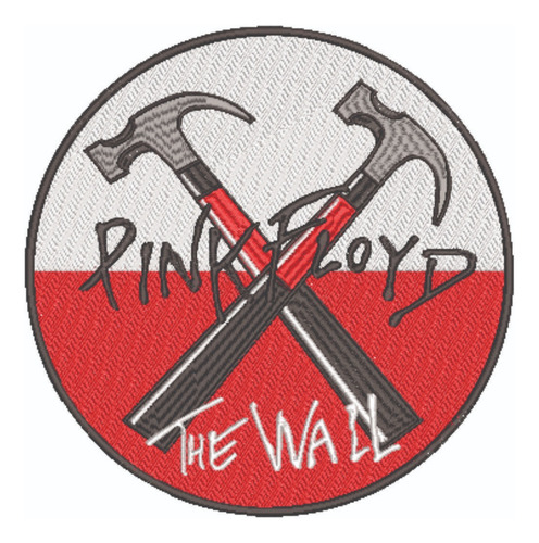 Patch Bordado Música Pink Floyd The Wall 28x28cm
