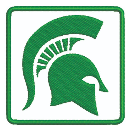 Patch Bordado Esportes Nba Michigan States Spartans 8x8cm