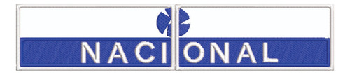 Patch Bordado Fórmula 1 Banco Nacional 3,4x7cm