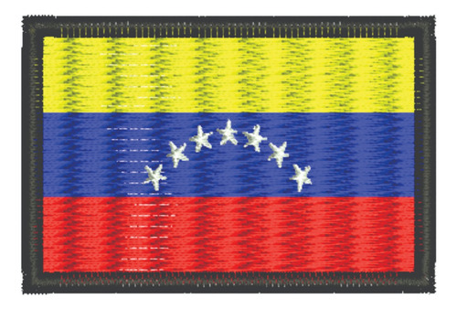 Patch Bordado Bandeiras Bandeira Venezuela 8x5cm