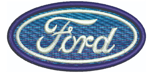 Patch Bordado Carros Ford Logo 7,5x3,7cm
