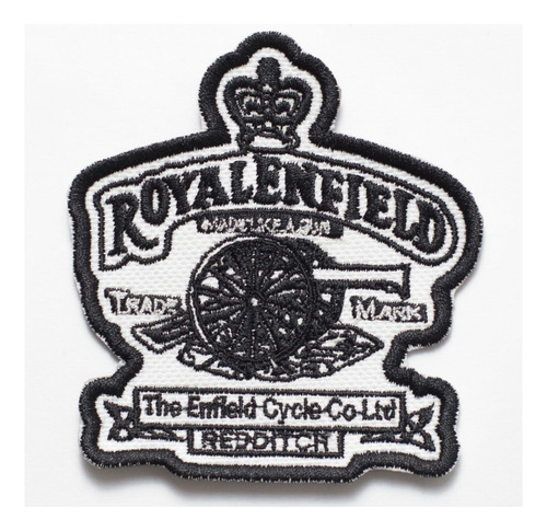Patch Bordado Royal Enfield Canhao 7,4x8cm