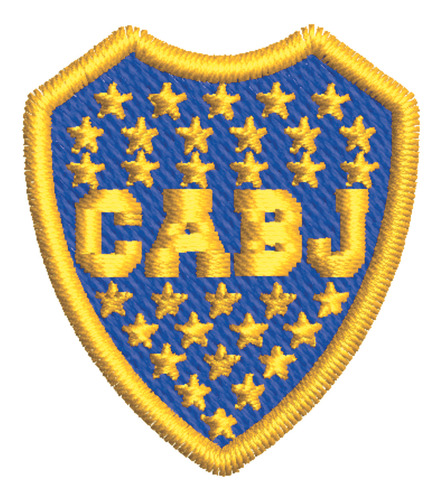 Patch Bordado Esportes Boca Juniors 3x3,5cm
