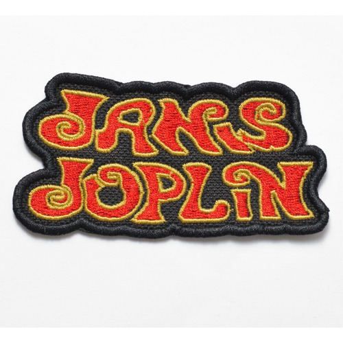 Patch Bordado Música Janis Joplin 9x5,2cm