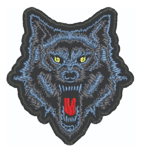 Patch Bordado Cartoons Lobo 8,2x9cm