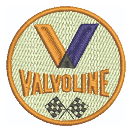 Patch Bordado Acessórios Valvoline Vintage 8x8cm
