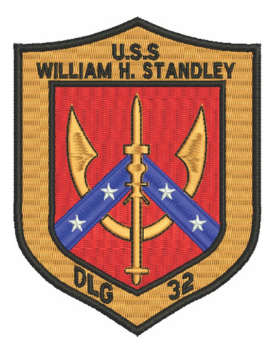 Patch Bordado Top Gun Usswilliam 9,3x12cm