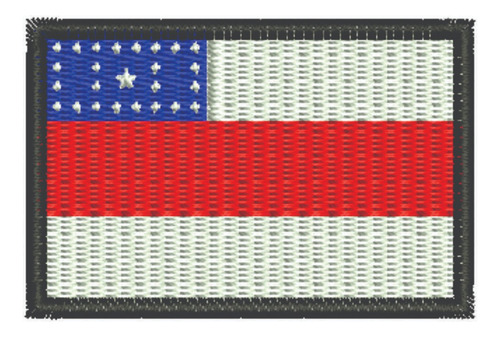 Patch Bordado Bandeiras Bandeira Amazonas 6x4cm