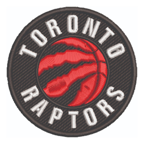 Patch Bordado Esportes Nba Toronto Raptors 8x8cm