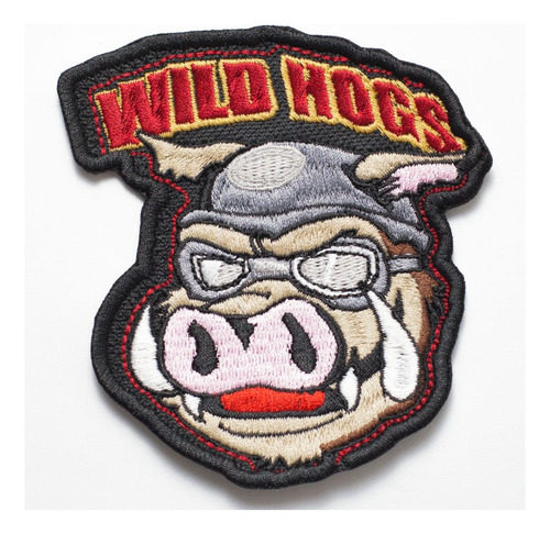 Patch Bordado Cartoons Wild Hogs P 8x9cm