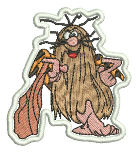 Patch Bordado Cartoons Capitão Caverna 7,1x8cm
