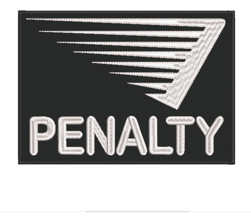 Patch Bordado Marcas Penalty Anos 80 23x16cm