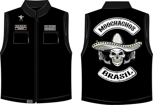 Patch Bordado Personalizado Moochachos 10x10cm