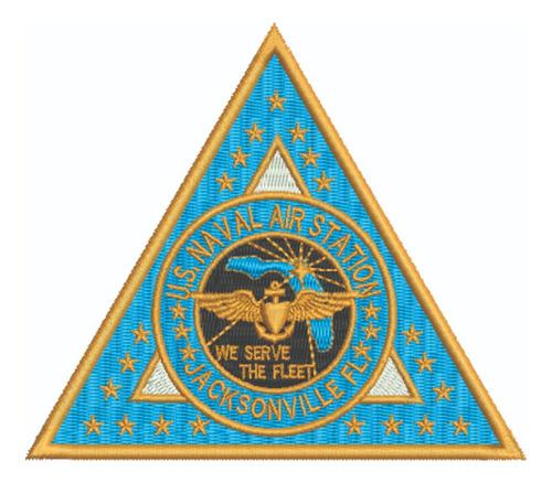 Patch Bordado Top Gun Naval Air 11,5x10cm