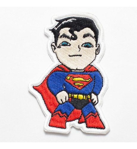Patch Bordado Cartoons Super Man Jovem 4,7x7cm